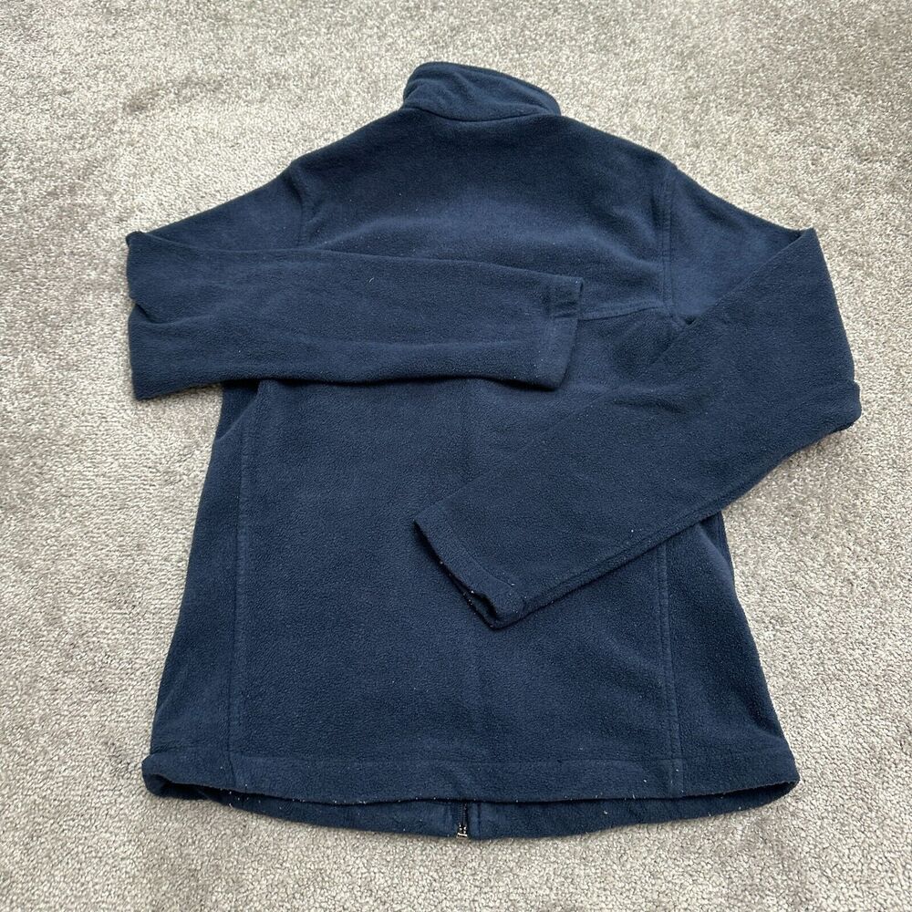 Columbia Steens Mountain Fleece Jacket Mens Small Blue Full Zip Pocket Outdoor - Picture 2 of 12